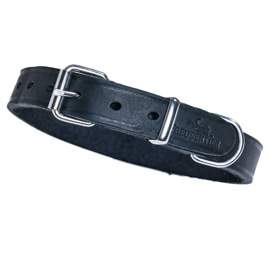 NEU: Hundehalsband aus Leder - Alsterufer Kollektion in Midnight