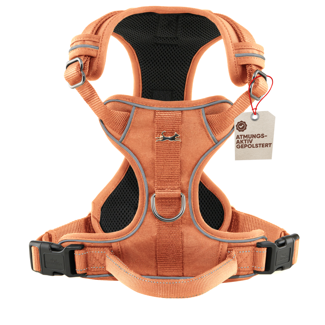 NEU: Atmungsaktives Hundegeschirr - Clyde Kollektion in Sunset Orange