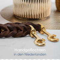 Hundeleine aus Fettleder - AlsterTwist Kollektion in Chocolate