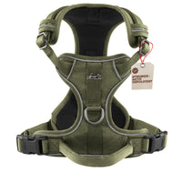 NEU: Atmungsaktives Hundegeschirr - Clyde Kollektion in Forest Green