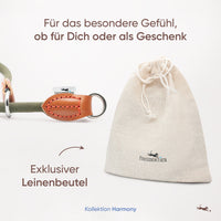 Hundehalsband mit Zugstopp - Harmony Kollektion in waldgrün