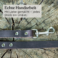 NEU: Hundeleine aus Leder - Alsterufer Kollektion in Chocolate