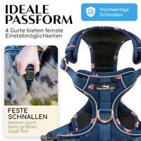 Atmungsaktives Hundegeschirr - Let's get Foxy Kollektion