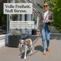 NEU: Umhängeleine 3m - UrbanFlow Kollektion in Chocolate