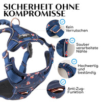 Atmungsaktives Hundegeschirr - Let's get Foxy Kollektion