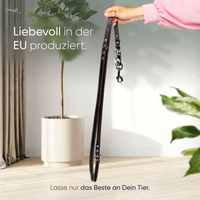 NEU: Hundeleine aus Leder - Amstelpark Kollektion in Midnight