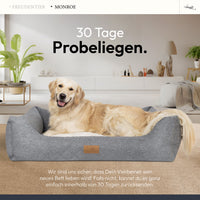 Orthopädisches Hundebett mit Steppung - Model Monroe