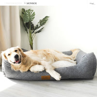 Orthopädisches Hundebett mit Steppung - Model Monroe