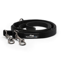 Hundeleine mit weicher Polsterung - Clyde Kollektion in Schwarz