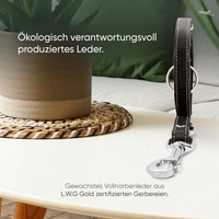 NEU: Hundeleine aus Leder - Amstelpark Kollektion in Midnight