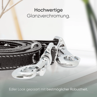 NEU: Hundeleine aus Leder - Amstelpark Kollektion in Midnight