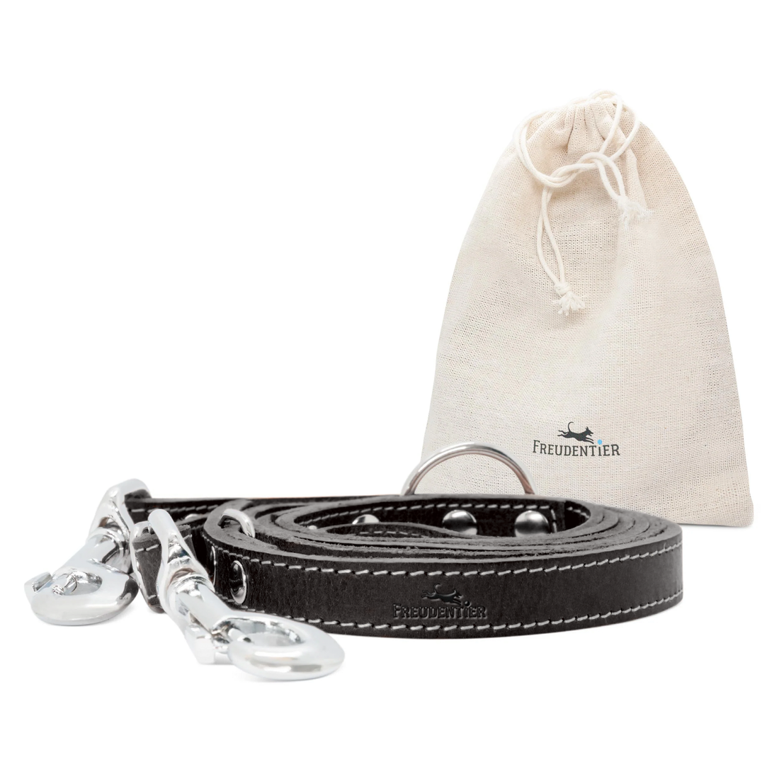 NEU: Hundeleine aus Leder - Amstelpark Kollektion in Midnight