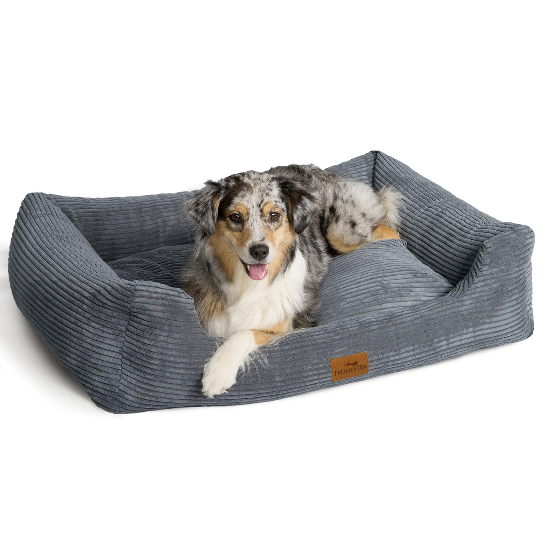 NEU: Orthopädisches Hundebett aus Cord - Cordelle in Creme