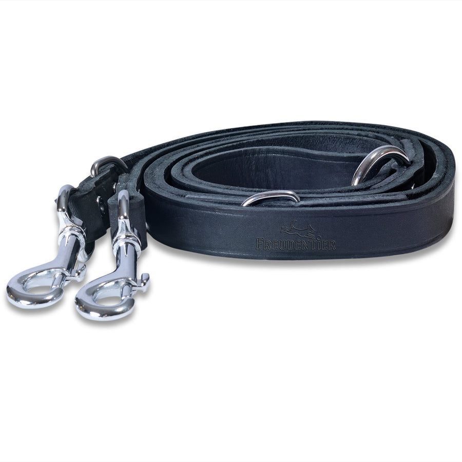 NEU: Hundeleine aus Leder - Alsterufer Kollektion in Midnight
