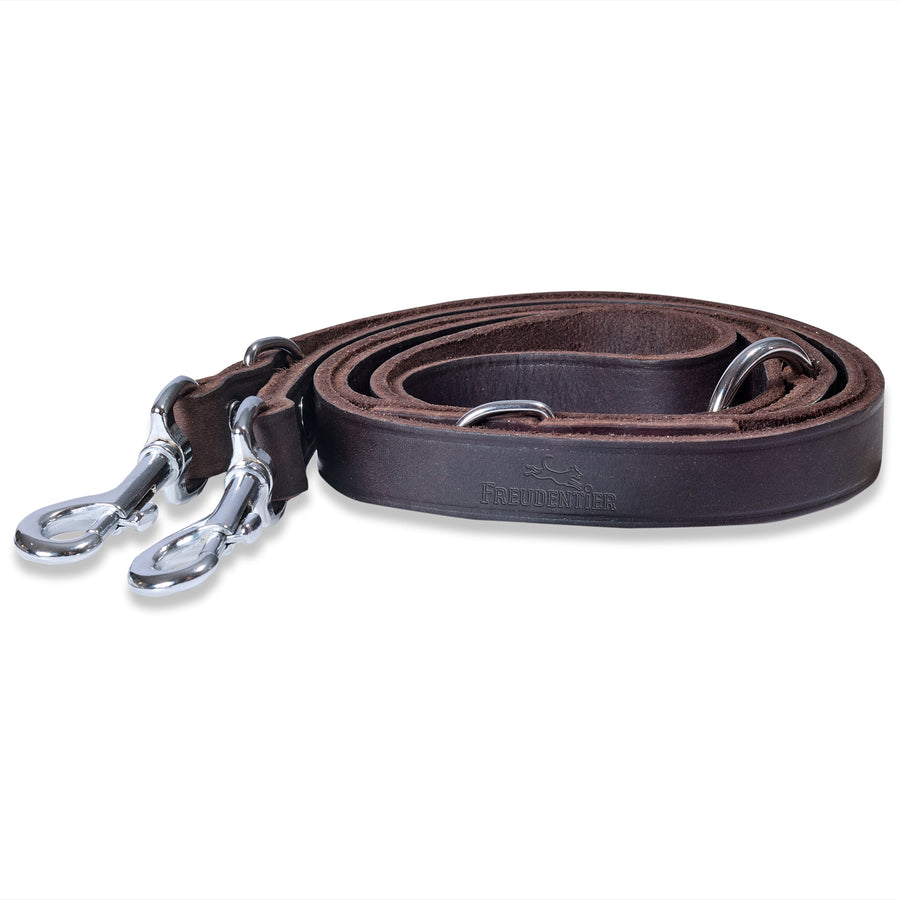 NEU: Hundeleine aus Leder - Alsterufer Kollektion in Chocolate