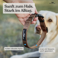 Hundehalsband - Clyde Kollektion in Chocolate
