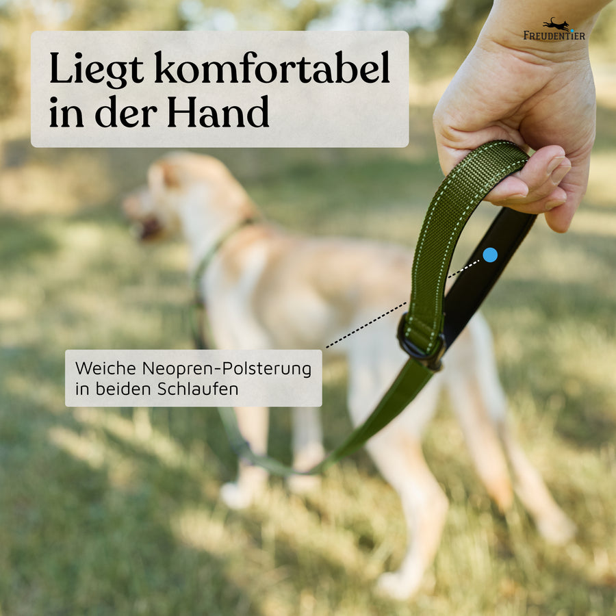 NEU: Umhängeleine 3m - UrbanFlow Kollektion in Olivgrün